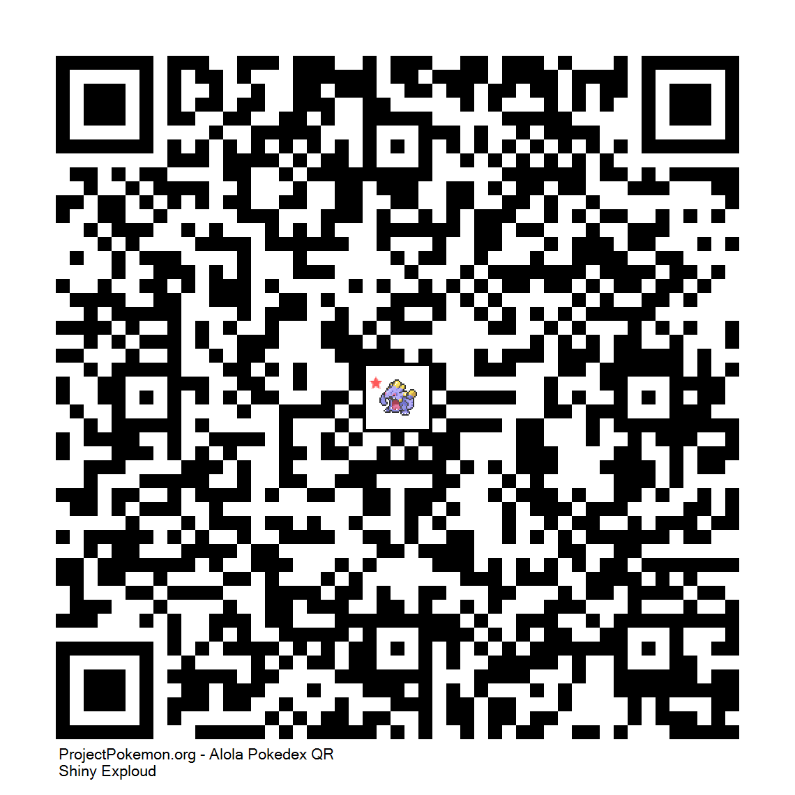 Cdigo QR de Exploud variocolor